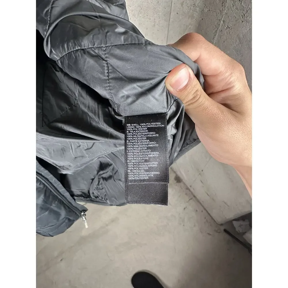 The North Face Black Primaloft Quilted Full Zip Insulated Puffer Jacket Mens MED